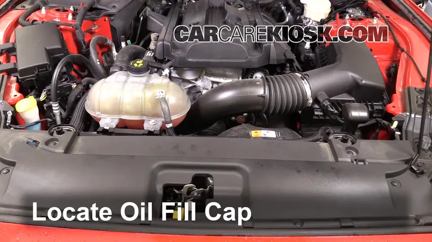 2015 Ford Mustang EcoBoost 2.3L 4 Cyl. Turbo Oil Add Oil